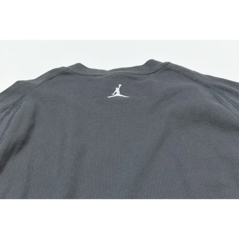 Air Jordan Thermal Shirt Mens XL Gray Long Sleeve Crew Neck Pullover Athletic